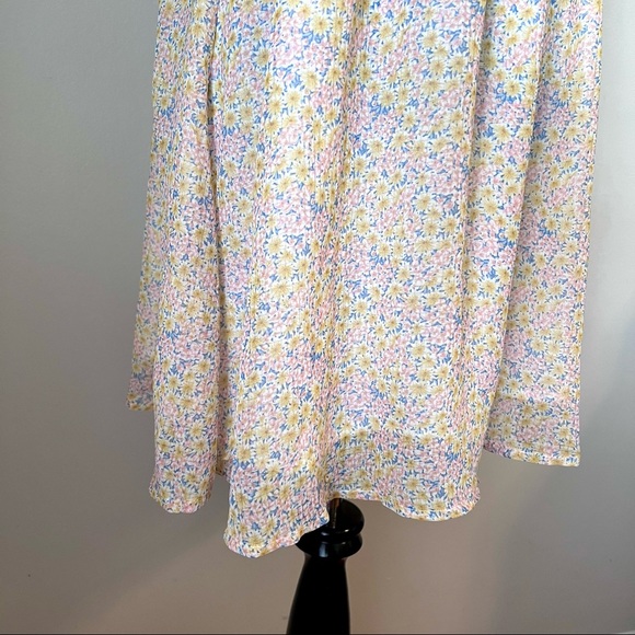 NWT STORIA Floral Adjustable Spaghetti Strap Dress Women’s Size Large - Picture 7 of 9